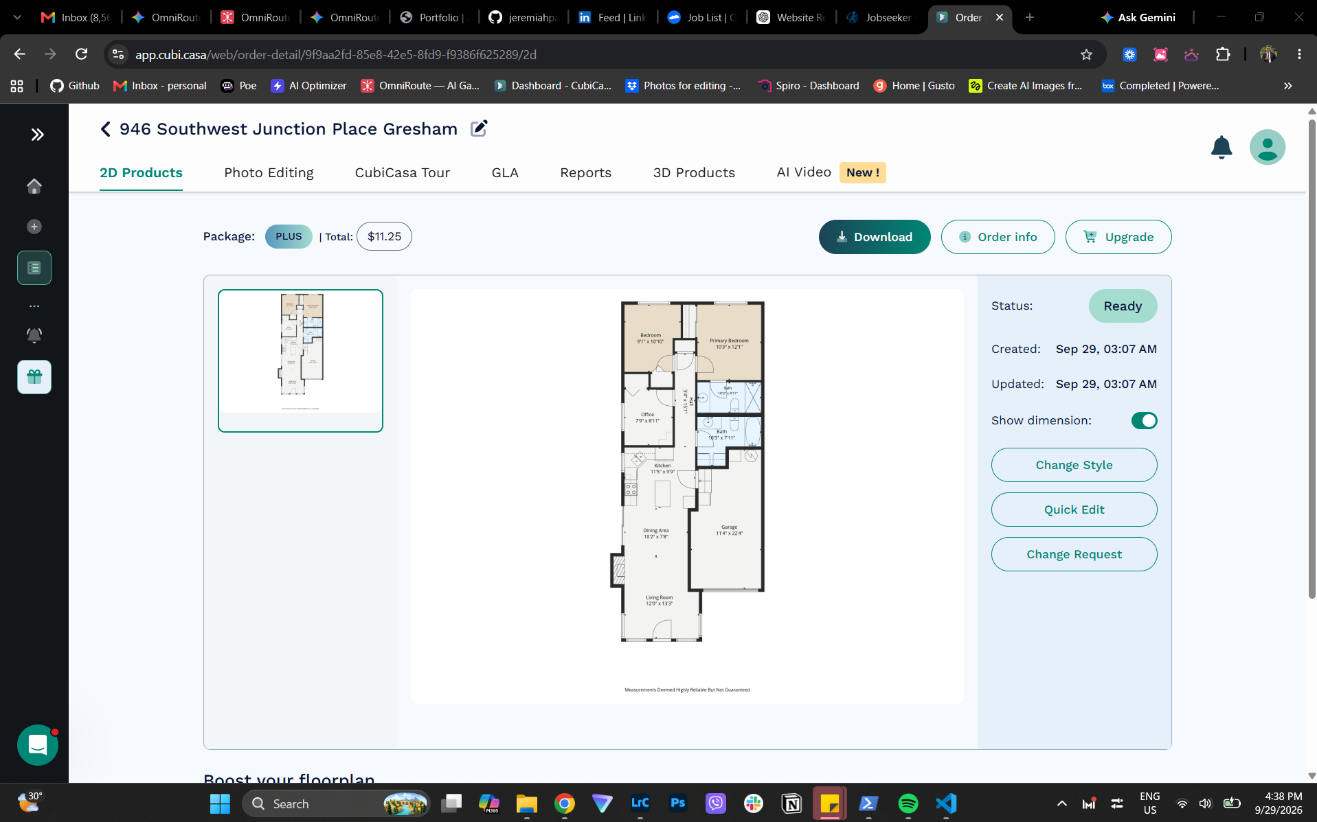 CubiCasa Schematic Floor Plan Processing